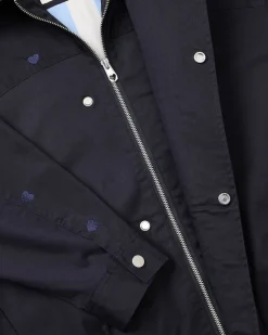 Nude Project Chaqueta Flap Twill Azul Marino Discount