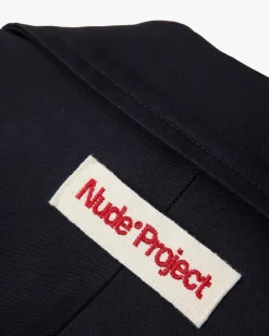Nude Project Chaqueta Flap Twill Azul Marino Discount