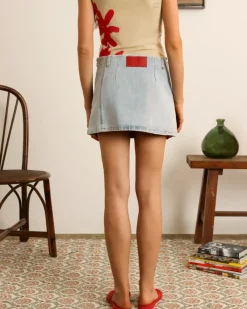 Nude Project Cherry Denim Skirt