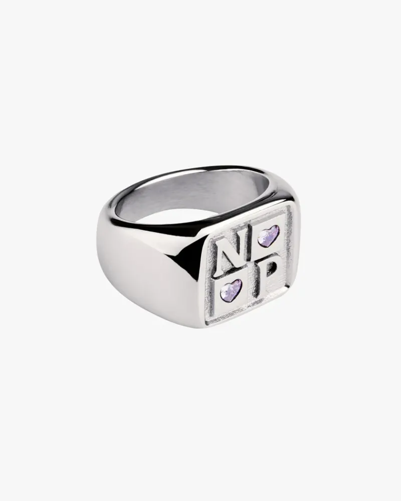 Nude Project Chess Ring Silver Clearance