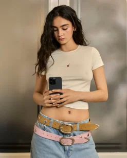 Nude Project Cinturón Belt Rosa New