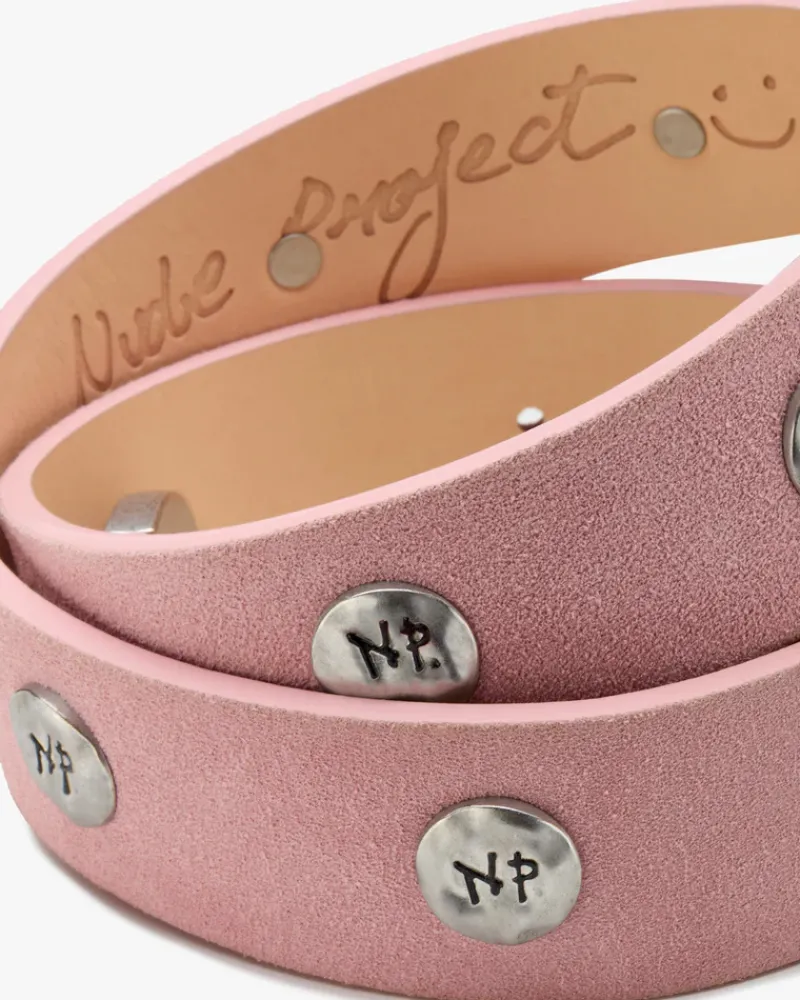 Nude Project Cinturón Belt Rosa New
