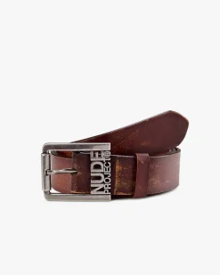 Nude Project Classic Belt Worn Brown Clearance