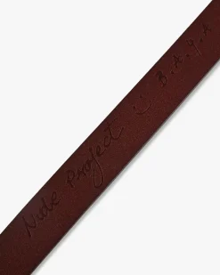 Nude Project Classic Belt Worn Brown Clearance
