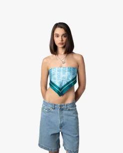 Nude Project Classic Handkerchief Logo Blue Sale