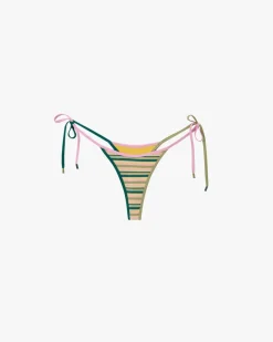 Nude Project Costa Bikini Bottom Stripes Discount