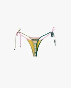 Nude Project Costa Bikini Bottom Stripes Discount
