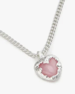 Nude Project Costa Necklace Silver New