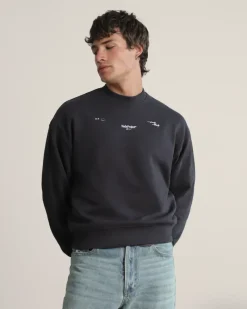 Nude Project Crewneck Global Soon Gris Oscuro Discount