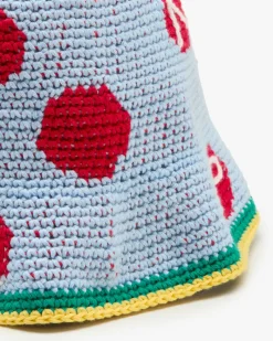 Nude Project Crochet Bucket Blue Online