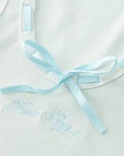 Nude Project Cutie Bow Tank Top Blue Best