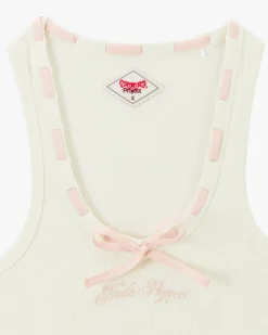 Nude Project Cutie Bow Tank Top Pink