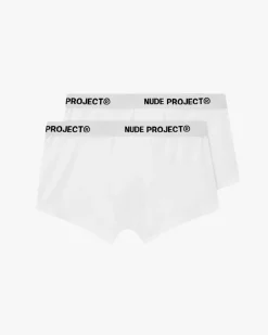 Nude Project Essential Boxer Blanco 2Xpack Discount
