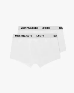 Nude Project Essential Boxer Blanco 2Xpack Discount