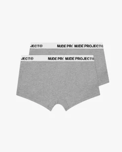 Nude Project Essential Boxer Gris 2Xpack Best