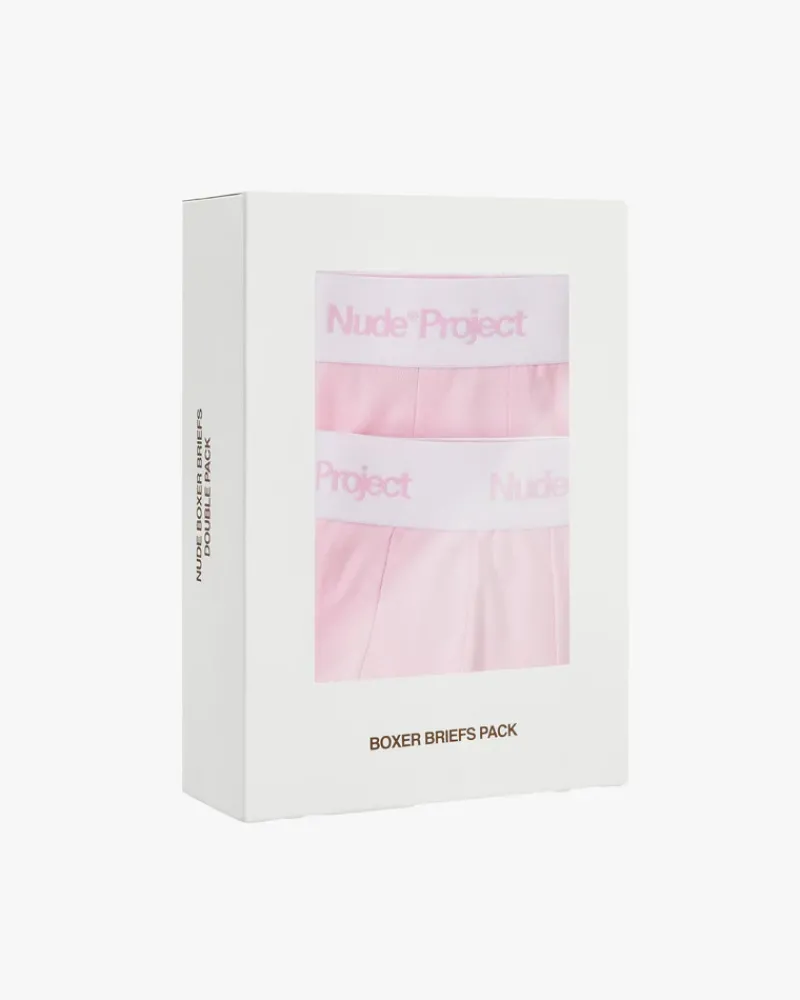 Nude Project Essential Boxer Pink 2Xpack Sale