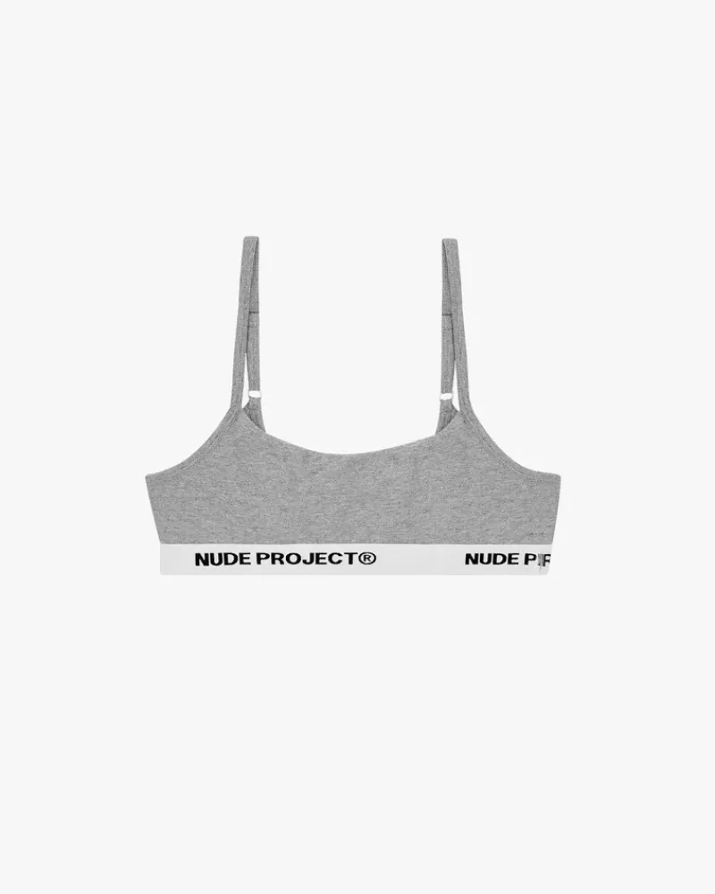 Nude Project Essential Bra Grey Clearance