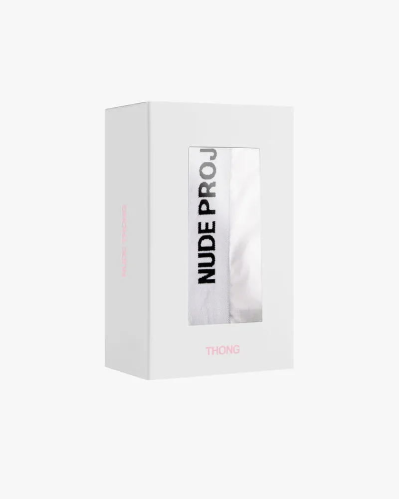 Nude Project Essential Thong White Discount