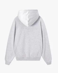 Nude Project Essentials Zip-Up Hoodie Grey Melange