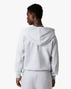 Nude Project Essentials Zip-Up Hoodie Grey Melange