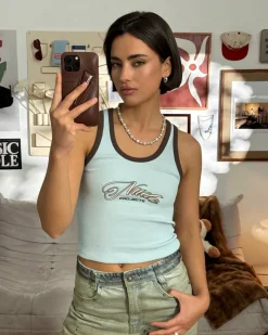 Nude Project Every Day Tank Top Blue Online