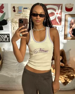 Nude Project Every Day Tank Top White Sale
