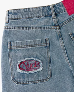 Nude Project Face Denim Shorts