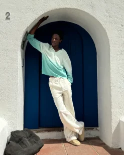 Nude Project Frankie Linen Tailoring Pants Discount