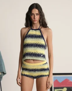 Nude Project Giovanni Top Yellow Discount