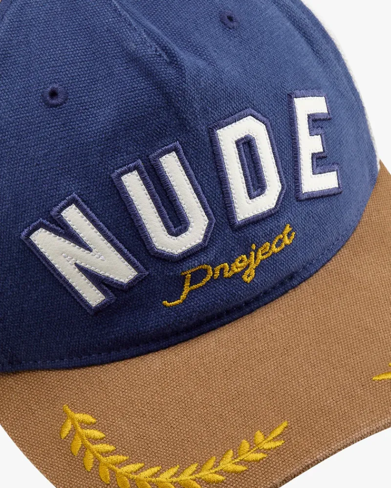 Nude Project Gorra Classic Varsity Marrón