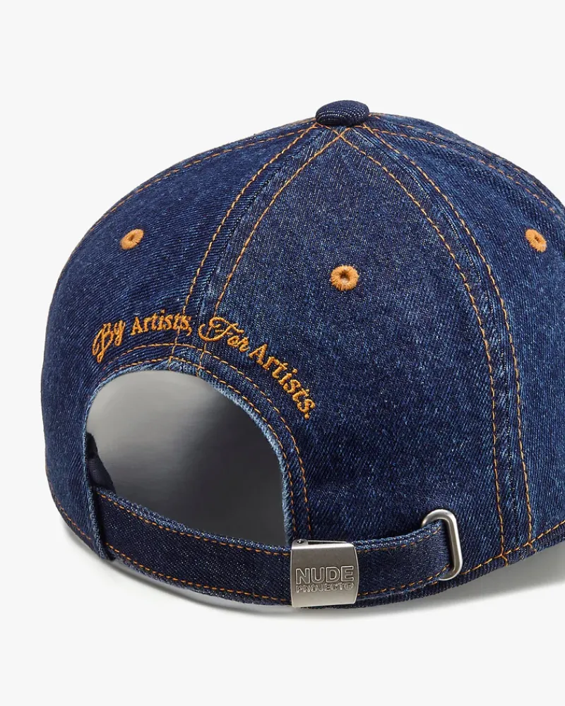 Nude Project Gorra Classique Denim Clearance