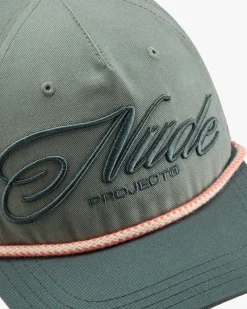 Nude Project Gorra Curvy Verde Clearance