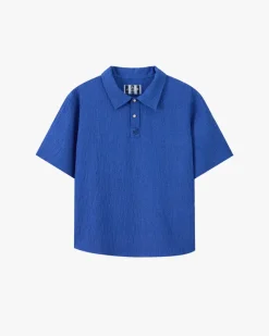 Nude Project Half Polo Blue Best