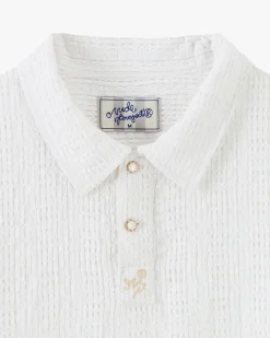 Nude Project Half Polo White Sale