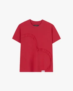 Nude Project Heart Slim Tee Red Online