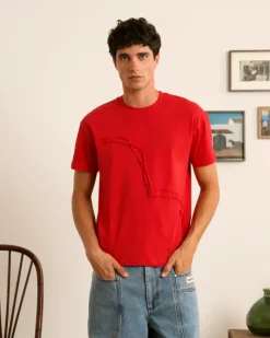 Nude Project Heart Slim Tee Red Online