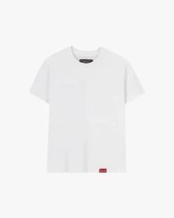 Nude Project Heart Slim Tee White Discount