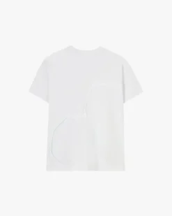 Nude Project Heart Slim Tee White Discount