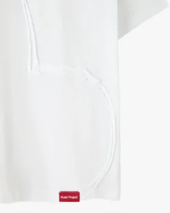 Nude Project Heart Slim Tee White Discount