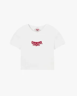 Nude Project Hearts Tee White New