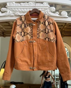 Nude Project Heavy Canvas Trucker Jacket Animalie Outlet