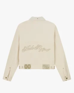 Nude Project Heavy Canvas Trucker Jacket Offwhite