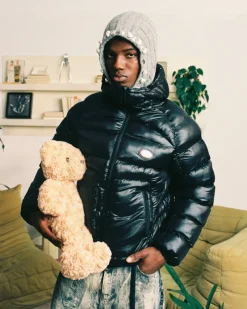 Nude Project Iconic Puffer Jacket Black Clearance