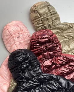 Nude Project Iconic Puffer Jacket Burgundy Hot