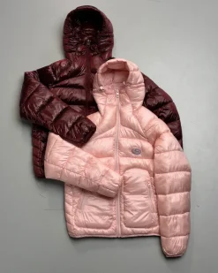 Nude Project Iconic Puffer Jacket Burgundy Hot