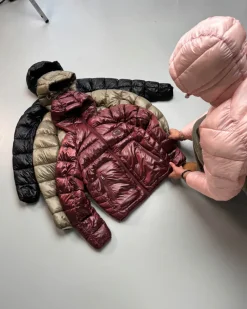 Nude Project Iconic Puffer Jacket Burgundy Hot