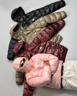 Nude Project Iconic Puffer Jacket Burgundy Hot