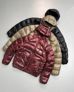 Nude Project Iconic Puffer Jacket Burgundy Hot