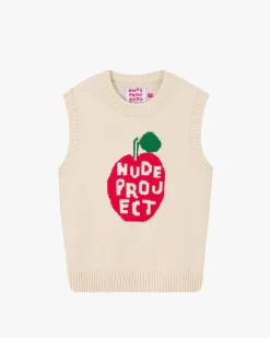 Nude Project Jersey Apple Crew Vest Azul Outlet