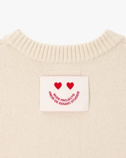 Nude Project Jersey Apple Crew Vest Azul Outlet